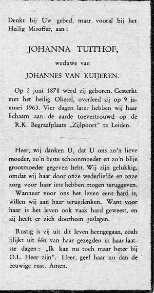 Johanna Tuithof
